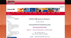 Desktop Screenshot of clamartbc.fr
